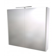 Vannas istabas skapītis ar spoguli un LED apgaismojumu Raguvos Baldai 78.2 cm, 1402511