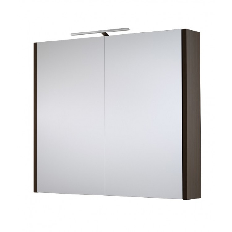 Vannas istabas skapītis ar spoguli un LED apgaismojumu Raguvos Baldai 78.2 cm, 1402501