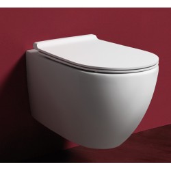 Tualetes pods piekaramais Simas Vignoni Rimless ar vāku,  VI18/F85/VI004