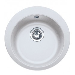 Virtuves izlietne FRANKE Tectonite SINGLE D50 cm, Arktis weiss