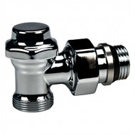 Dvieļu žāvētāju rokas ventilis Giacomini stūra 1/2x16, hroms