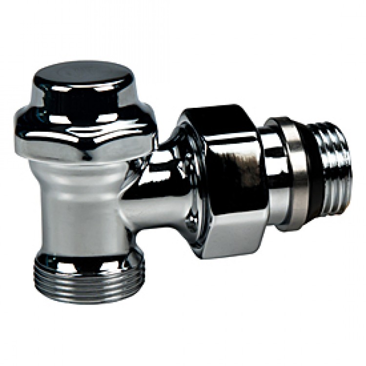 Dvieļu žāvētāju rokas ventilis Giacomini stūra 1/2x16, hroms