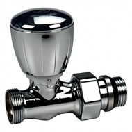 Dvieļu žāvētāju rokas ventilis Giacomini taisns, 1/2x16 hroms