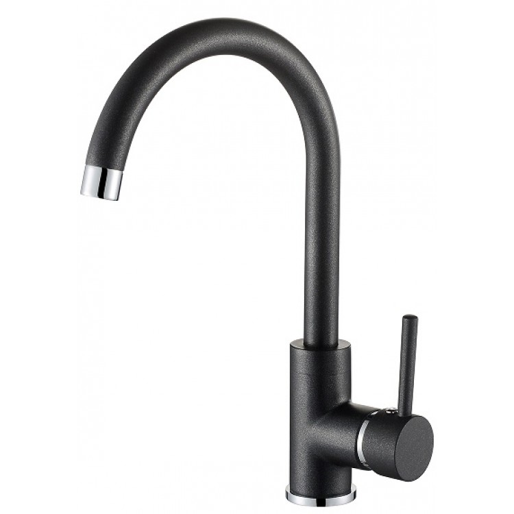 Virtuves izlietne HELIKA 505mm ar jaucējkrānu, SR100W/TAP5523-601