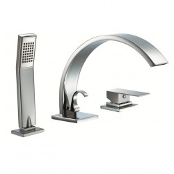 Vannas maisītājs uz vannas malas Blue Warter Toronto 3-daļīgs TOR-BWW.080C