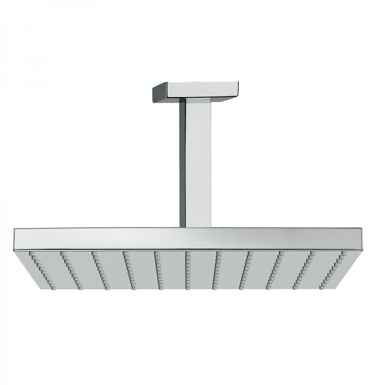 Dušas galva ar turētāju TRES Antilime 25x25 cm, hroms 03412102