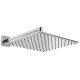 Dušas galva ar turētāju TRES Antilime 30x30 cm, hroms 03443101