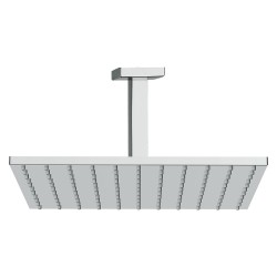 Dušas galva ar turētāju TRES Antilime 30x30 cm, hroms 03483102