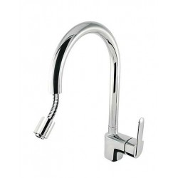 Virtuves izlietnes maisītājs FUTUR PLUS TRES, hroms 114444