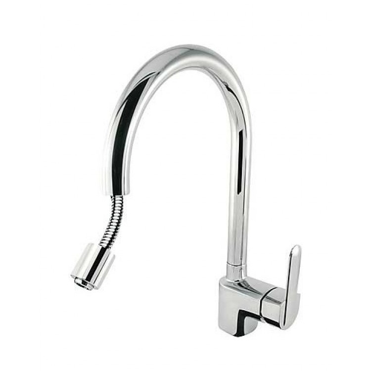 Virtuves izlietnes maisītājs FUTUR PLUS TRES, hroms 114444