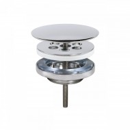 Sifona izplūde TRES 71mm, hroms,134215028