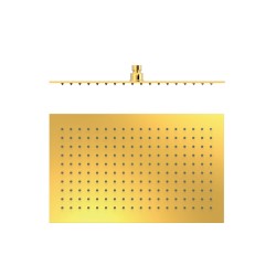 Dušas galva TRES INOX Antilime 40x25 cm, 134315008OR