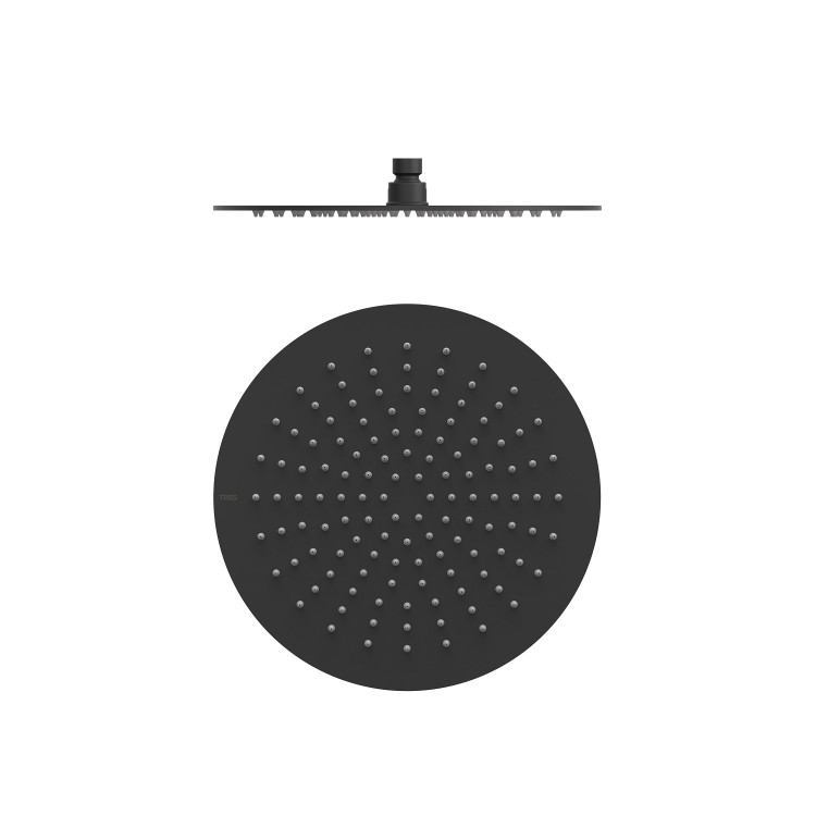 Dušas galva TRES INOX Antilime D30cm, 134315010NM