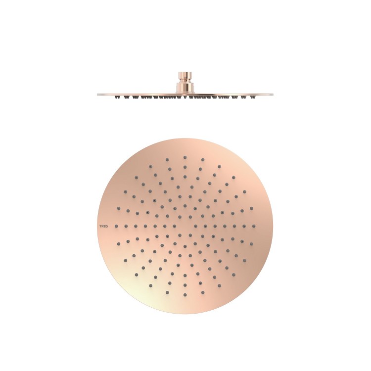 Dušas galva TRES INOX Antilime D30cm, 134315010OP