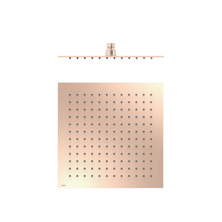 Dušas galva TRES INOX Antilime 30x30 cm, 134315012OP