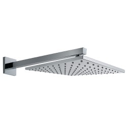 Dušas galva TRES Antilime ar turētāju 30x30 cm, hroms 134433