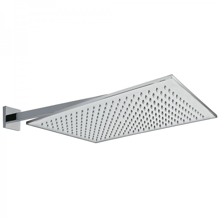 Dušas galva TRES Antilime ar turētāju 32x45 cm, hroms 29953203