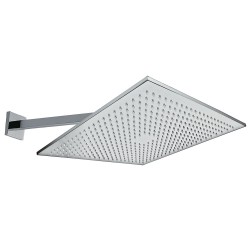 Dušas galva TRES Antilime ar turētāju 45x45 cm, hroms 29953205