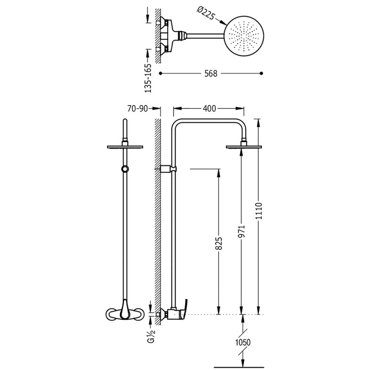 Duša dārzam vai baseinam ECO-TRES, 07099501