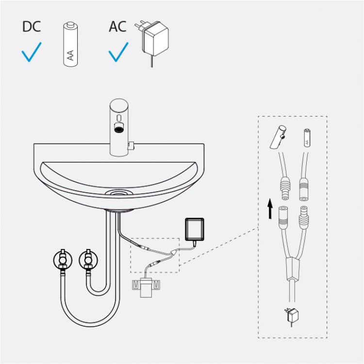 Izlietnes maisītājs SLIM-TRES 230/6V, 20261320NM
