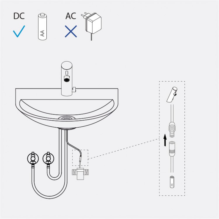 Izlietnes maisītājs SLIM-TRES 230/6V, 20261320NM