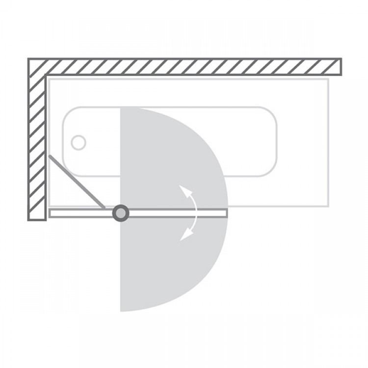 Vannas sieniņa Roth TV2 97cm