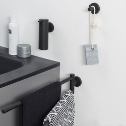 Dvieļu turētājs dubultais Tiger Boston Black, melns