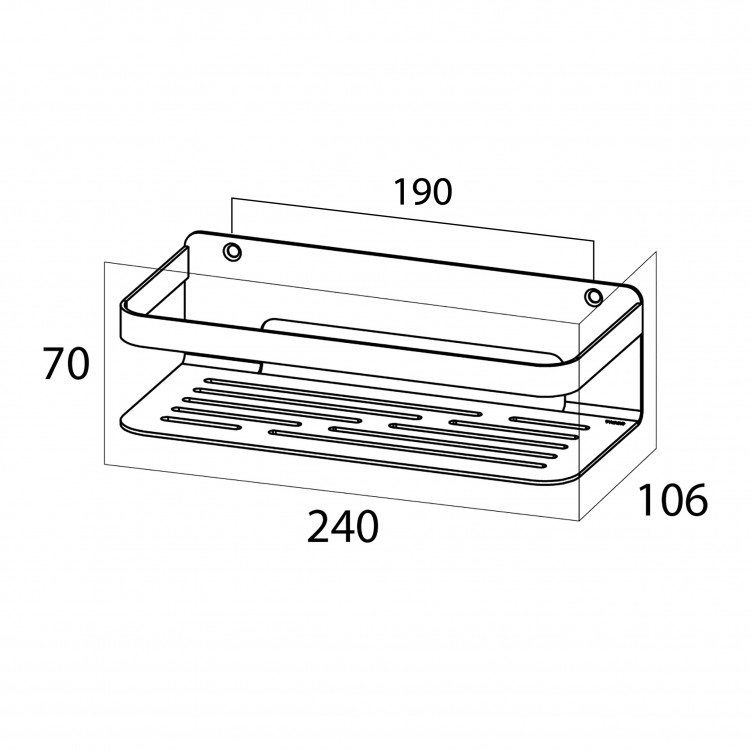 Dušas grozs Tiger CADDY, 1400030946