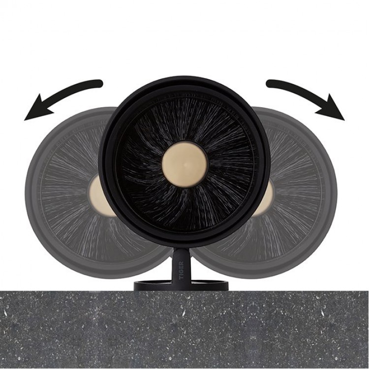 Tualetes birste ar turētāju Tiger TUNE