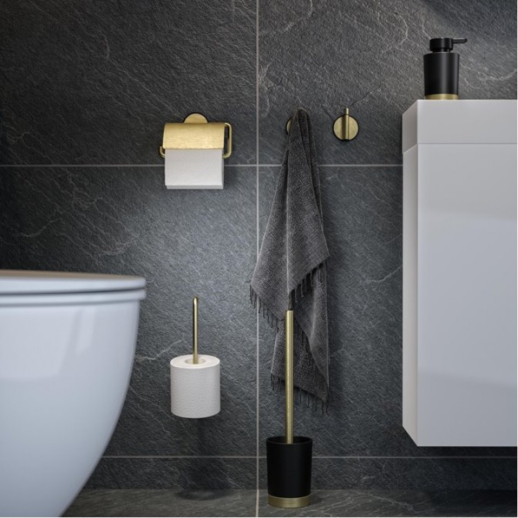 Tualetes birste ar turētāju Tiger TUNE, uz virsmas liekama