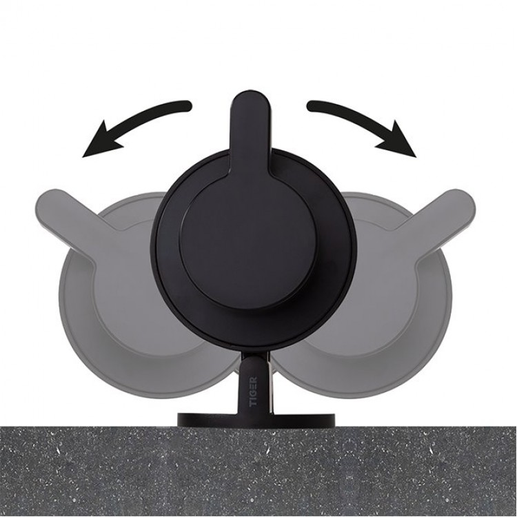 Ziepju dozators Tiger TUNE, Berzts misiņš/melns