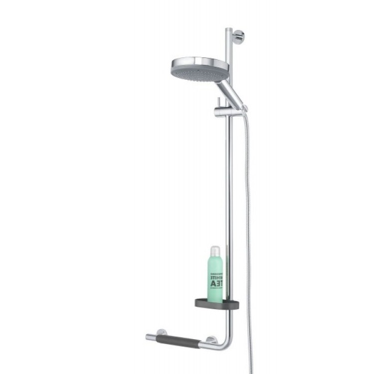 Atbalsta rokturis ar dušas turētāju Tiger Boston C&S, labā puse