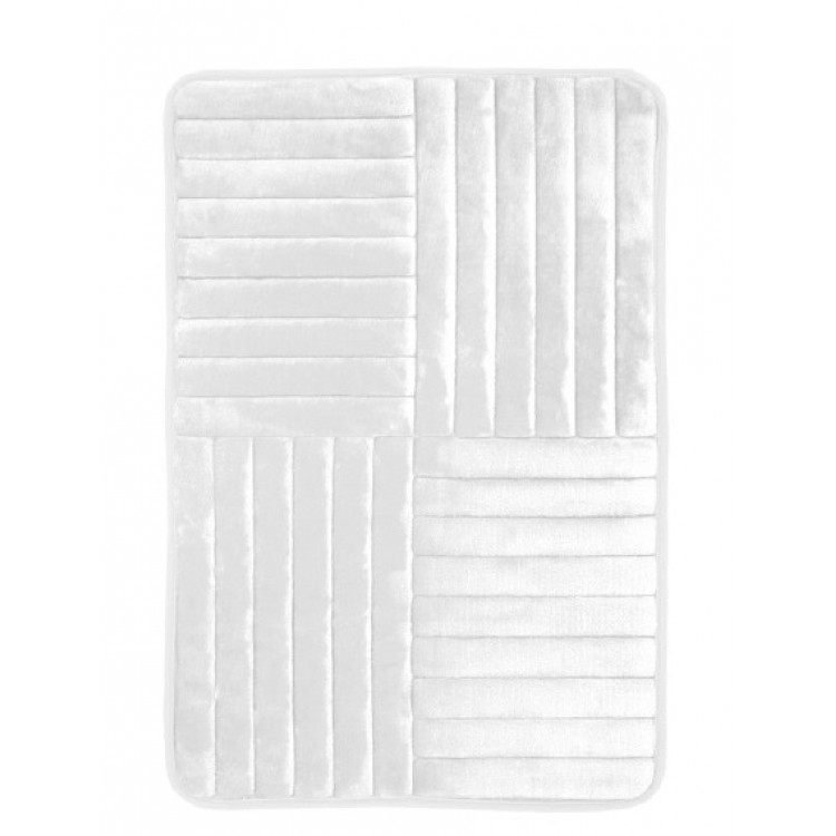 Vannas istabas paklājs Duschy TOULON 50x80 cm, balts 768-11