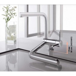 Virtuves izlietnes maisītājs noliecams MAX-TRES, 030335