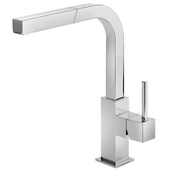 Virtuves izlietnes maisītājs CUADRO-TRES, hroms 106437