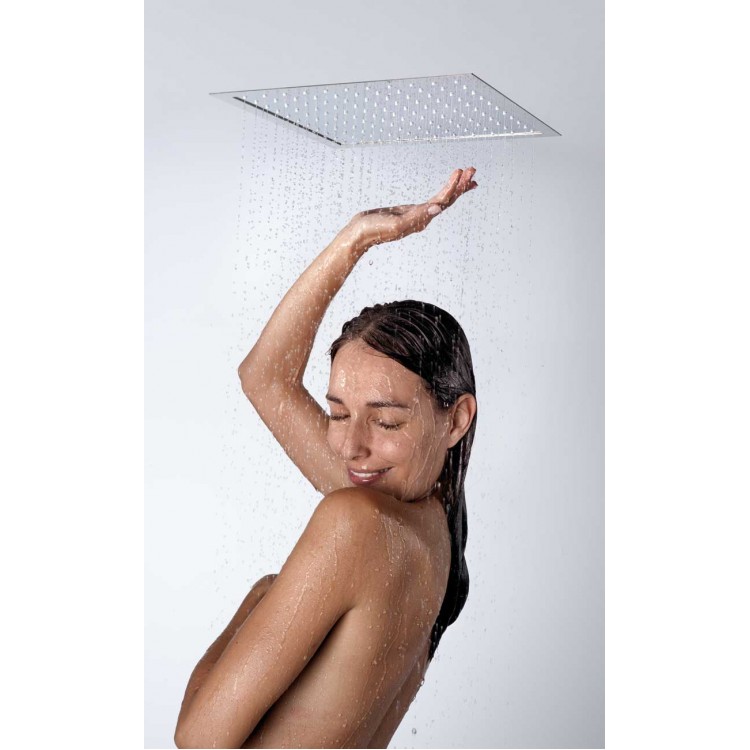 Dušas galva TRES Antilime 33x33 cm, hroms 134714