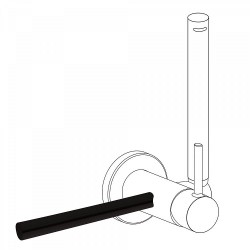 Dvieļu turētajs TRES 180mm, 03412401NM