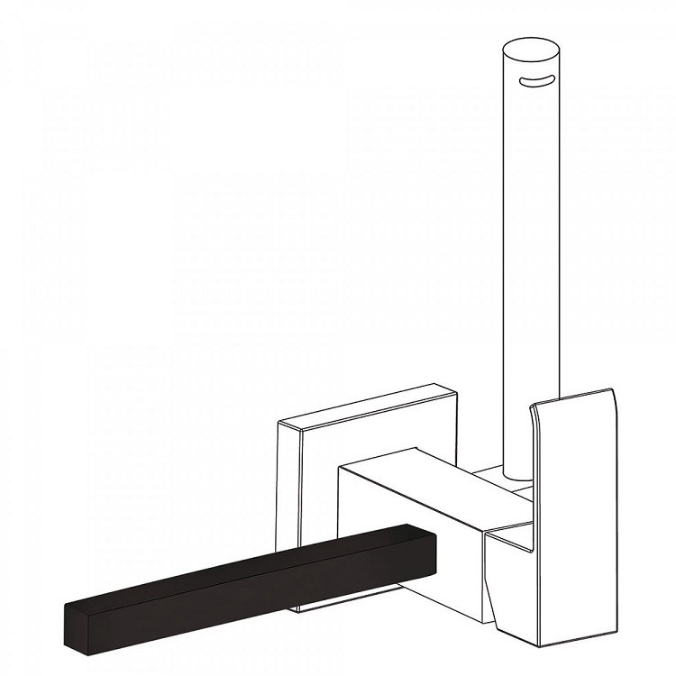 Dvieļu turētajs TRES 180mm, 03412402NM