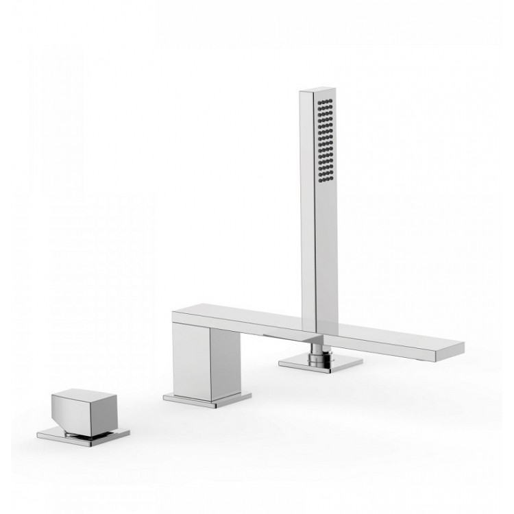 Vannas maisītājs uz vannas malas SLIM-TRES 3-daļīgs, 20216102