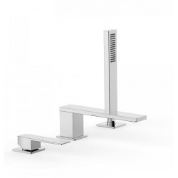 Vannas maisītājs uz vannas malas SLIM-TRES 3-daļīgs, 20216103