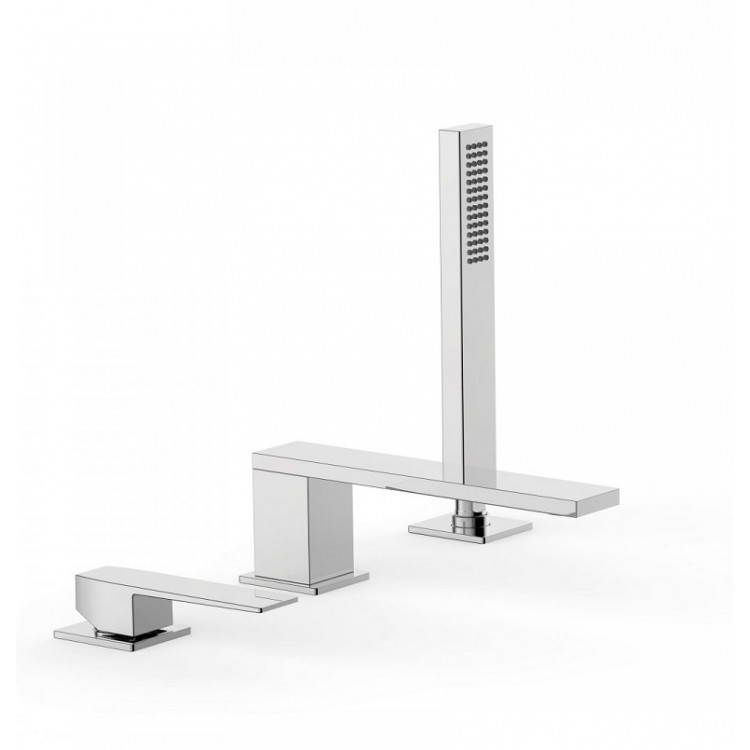 Vannas maisītājs uz vannas malas SLIM-TRES 3-daļīgs, 20216103