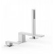 Vannas maisītājs uz vannas malas SLIM-TRES 3-daļīgs, 20216103