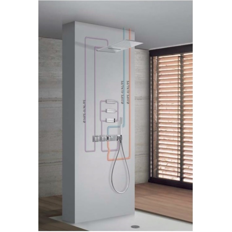 TRES Block System Iebūvējamais jaucējkrāns (4-ceļu), 2073549