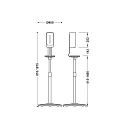 TRES Elektroniskais ziepju dozators 6V, 01240850