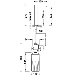 TRES Elektroniskais ziepju dozators 6V/220-230V, 39274102