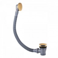 Vannas sifona pārplūde un izplūde TRES ar Click-Clack, matēts zelts