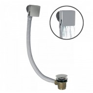 Vannas sifona pārplūde un izplūde TRES ar Click-Clack, tērauds