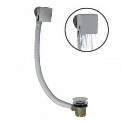 Vannas sifona pārplūde un izplūde TRES ar Click-Clack, tērauds