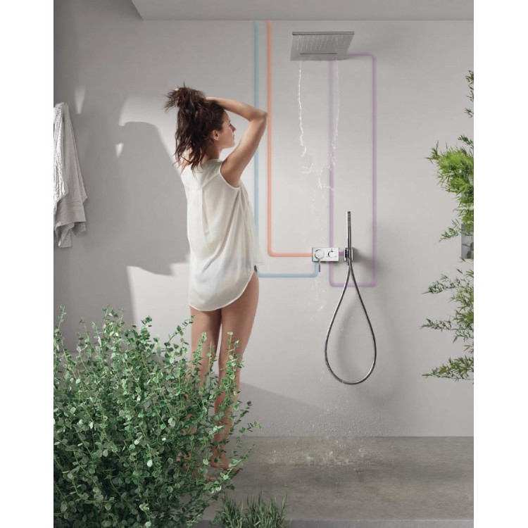 Dušas iebūvējamais maisītājs TRES 3V 3-ceļu, 21027399OR