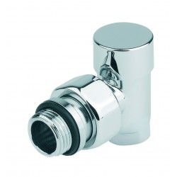 Dvieļu žāvētāja noslēgvārsts Poletti Compact 1/2x1/2,90°,hrom